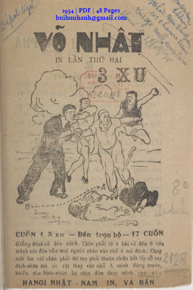 Võ Nhật Cuốn 1-3 (NXB Nhật Nam Thư Quán 1934) - Sơn Nhân, 48 Trang