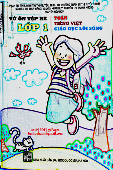 Vở Ôn Tập Hè Lớp 1 (NXB Đại Học Quốc Gia 2016) - Phan Thị Tình, 75 Trang