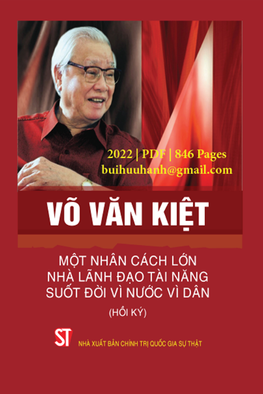 Võ Văn Kiệt-Một Nhân Cách Lớn, Nhà Lãnh Đạo Tài Năng (NXB Chính Trị 2022) - Nhiều Tác Giả, 846 Trang