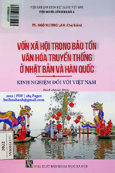 Vốn Xã Hội Trong Bảo Tồn Văn Hóa Truyền Thống Ở Nhật Bản Và Hàn Quốc - Ngô Hương Lan, 284 Trang