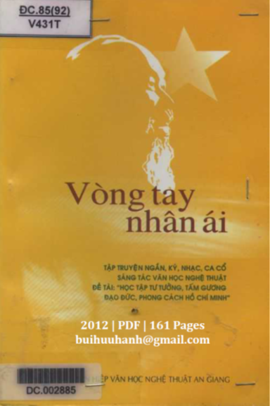 Vòng Tay Nhân Ái (NXB An Giang 2012) - Trần Mỹ Hiền, 161 Trang
