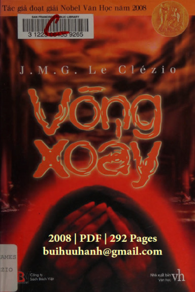Vòng Xoáy (NXB Văn Học 2008) - Le Clézio, 292 Trang