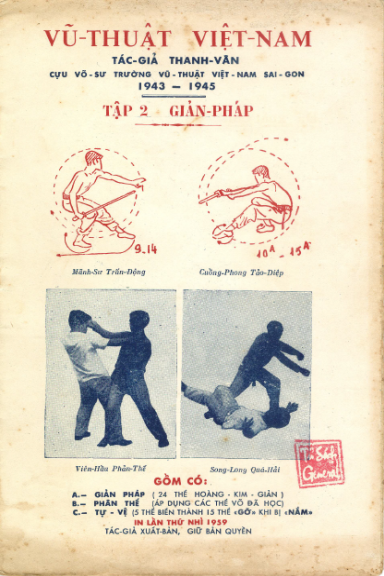 Vũ Thuật Việt Nam Tập 2-Giản Pháp (NXB Nam Cường 1958) - Thanh Vân, 18 Trang