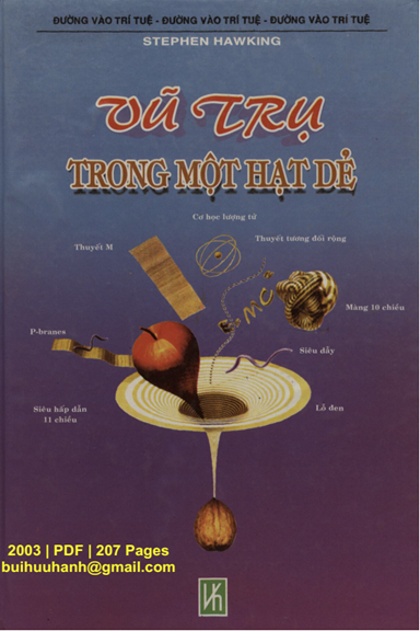 Vũ Trụ Trong Một Hạt Dẻ (NXB Văn Hóa Thông Tin 2003) - Stephen Hawking, 207 Trang