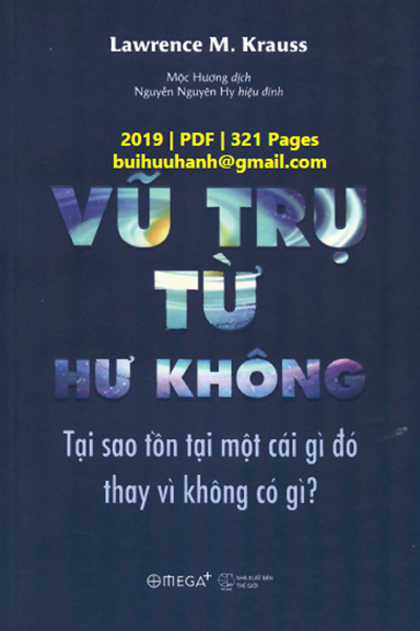 Vũ Trụ Từ Hư Không (NXB Thế Giới 2019) - Lawrence M. Krauss, 321 Trang