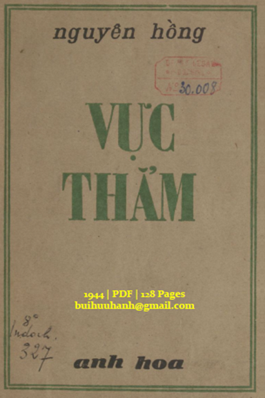 Vực Thẳm (NXB Anh Hoa 1944) - Nguyên Hồng, 128 Trang