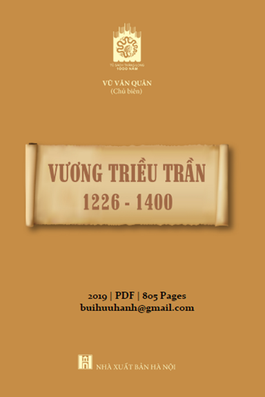 Vương Triều Trần 1226-1400 (NXB Hà Nội 2019) - Vũ Văn Quân, 805 Trang