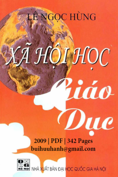 Xã Hội Học Giáo Dục (NXB Đại Học Quốc Gia 2009) - Lê Ngọc Hùng, 342 Trang