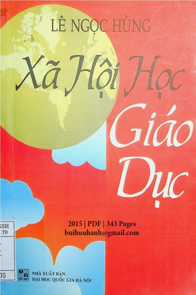 Xã Hội Học Giáo Dục (NXB Đại Học Quốc Gia 2015) - Lê Ngọc Hùng, 343 Trang