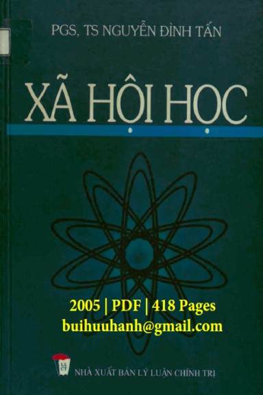 Xã Hội Học (NXB Lý Luận Chính Trị 2005) - Nguyễn Đình Tấn, 418 Trang