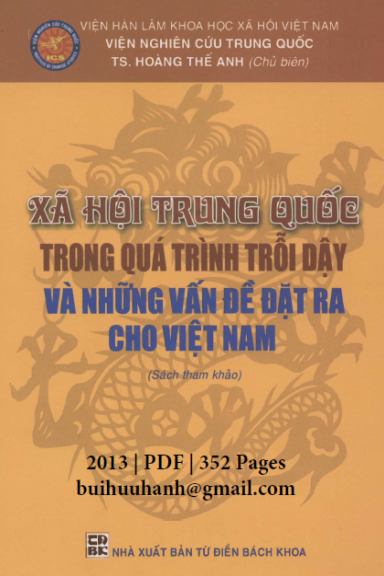 Xã Hội Trung Quốc Trong Quá Trình Trỗi Dậy Và Những Vấn Đề Đặt Ra Cho Việt Nam