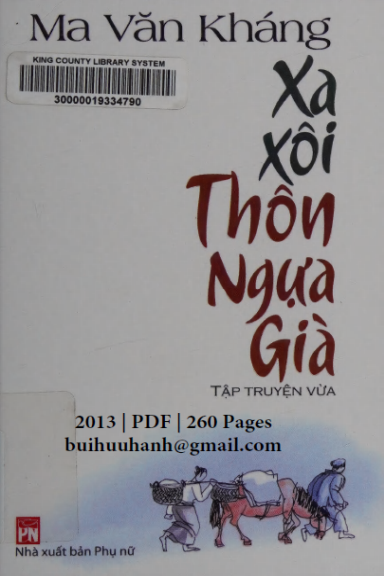 Xa Xôi Thôn Ngựa Già (NXB Phụ Nữ 2013) - Ma Văn Kháng, 260 Trang