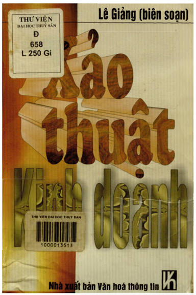 Xảo Thuật Kinh Doanh (NXB Văn Hóa Thông Tin 2001) - Lê Giảng, 347 Trang