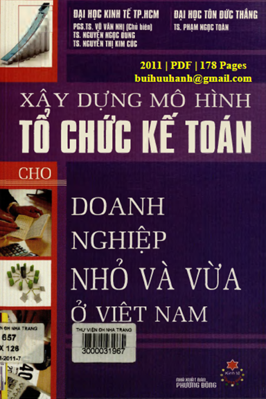 Xây Dựng Mô Hình Tổ Chức Kế Toán Cho Doanh Nghiệp Nhỏ Và Vừa Ở Việt Nam - Võ Văn Nhị, 178 Trang
