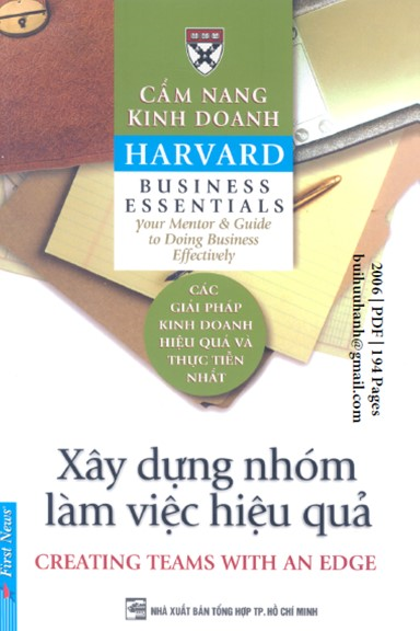 Xây Dựng Nhóm Làm Việc Hiệu Quả (NXB Tổng Hợp 2006) - Trần Thị Bích Nga, 194 Trang