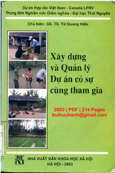 Xây Dựng Và Quản Lý Dự Án Có Sự Cùng Tham Gia (NXB Khoa Học Xã Hội 2003) - Từ Quang Hiển, 214 Trang