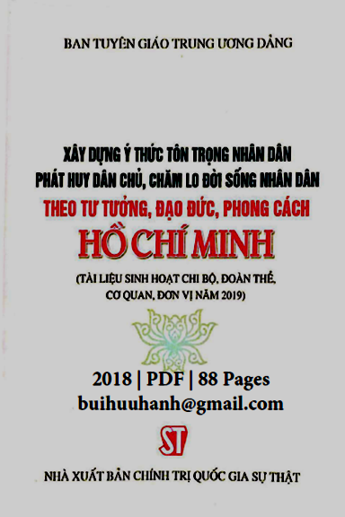 Xây Dựng Ý Thức Tôn Trọng Nhân Dân, Phát Huy Dân Chủ, Chăm Lo Đời Sống Nhân Dân