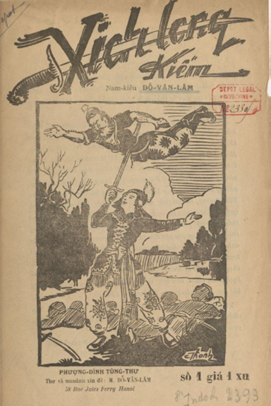 Xích Long Kiếm Số 1-11 (NXB Phượng Đình 1937) - Đỗ Văn Lâm, 188 Trang