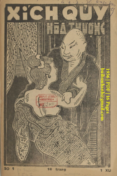 Xích Quỷ Hòa Thượng Số 1 (NXB Lang Tuyết 1936) - Thanh Tùng, 16 Trang