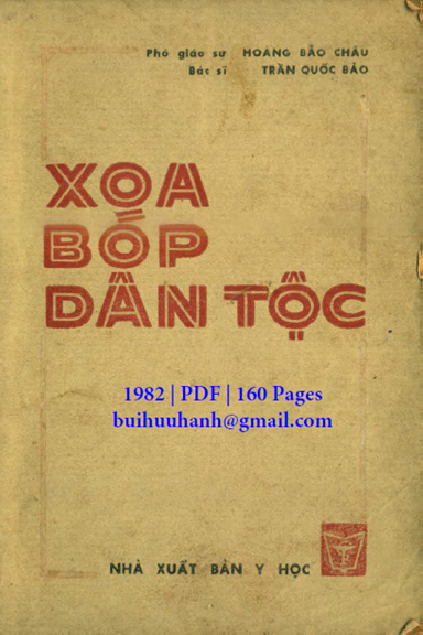 Xoa Bóp Dân Tộc (NXB Y Học 1982) - Hoàng Bảo Châu, 160 Trang