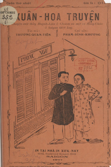 Xuân Hoa Truyện Cuốn 1 (NXB Xưa Nay 1927) - Trương Quang Tiền, 40 Trang