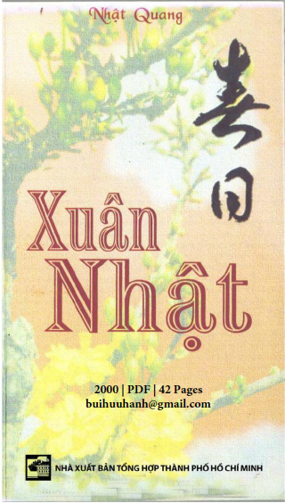 Xuân Nhật (NXB Tổng Hợp 2000) - Thích Nhật Quang, 42 Trang