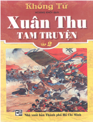 Xuân Thu Tam Truyện Tập 2 (NXB Tổng Hợp 2002) - Khổng Tử, 215 Trang