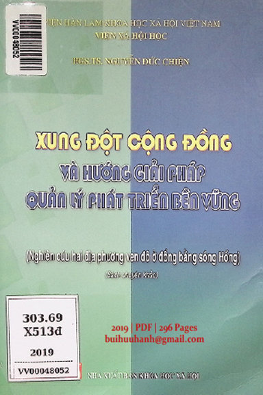 Xung Đột Cộng Đồng Và Hướng Giải Pháp Quản Lý Phát Triển Bền Vững - Nguyễn Đức Chiện, 296 Trang