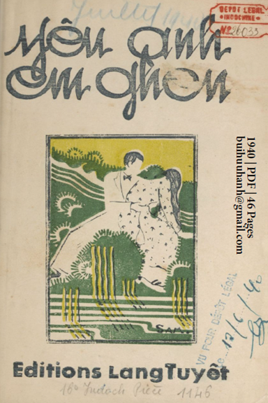 Yêu Anh Em Ghen (NXB Lăng Tuyết 1940) - Nhiều Tác Giả, 46 Trang