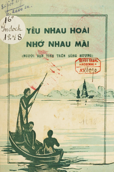 Yêu Nhau Hoài Nhớ Nhau Mãi (NXB Hương Sơn 1940) - Nguyễn Mạnh Bổng, 100 Trang