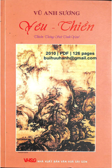 Yêu-Thiền (NXB Văn Hóa Sài Gòn 2011) - Vũ Anh Sương, 126 Trang