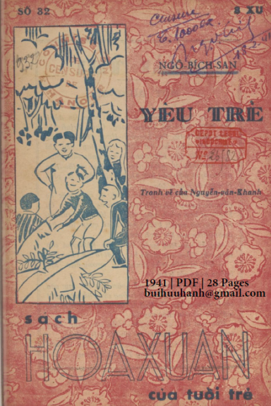 Yêu Trẻ (NXB Thụy Ký 1941) - Ngô Bích San, 28 Trang